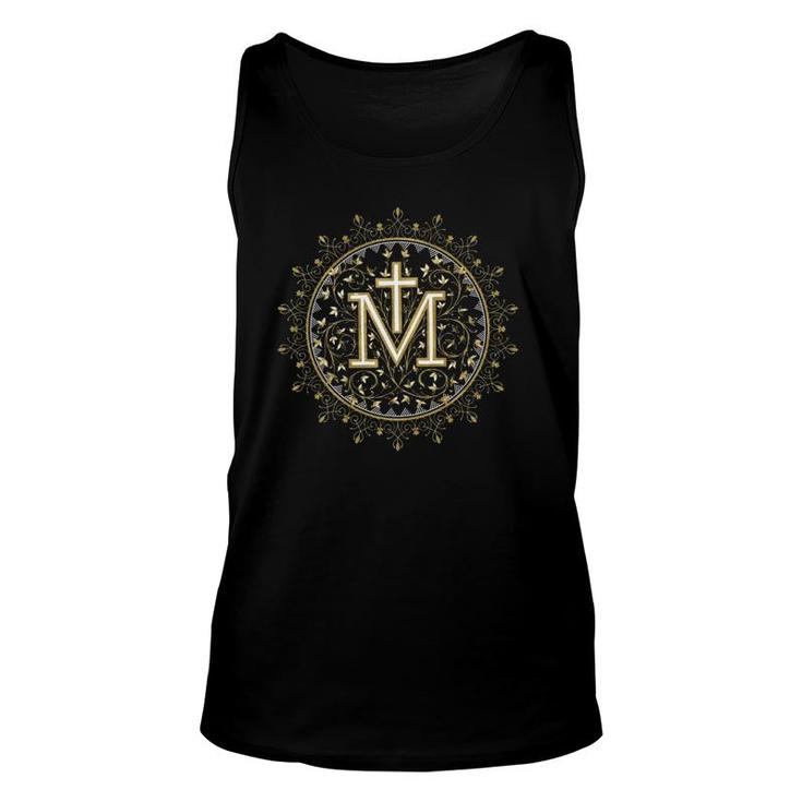 Hail Mary Catholic Our Lady Holy Blessed Maria Unisex Tank Top