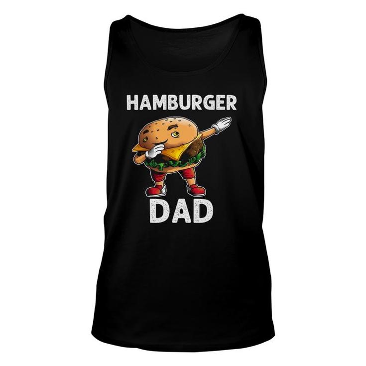 Hamburger For Dad Father Burger Cheeseburger Food Tank Top