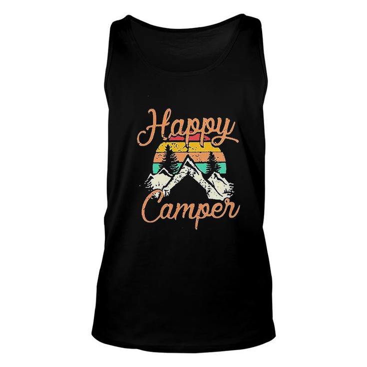 Happy Camper Women Funny Cute Graphic Unisex Tank Top