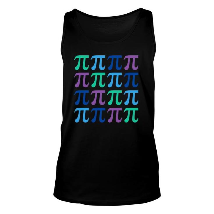 Happy Pi Day With Symbols For Math Teachers Unisex Tank Top
