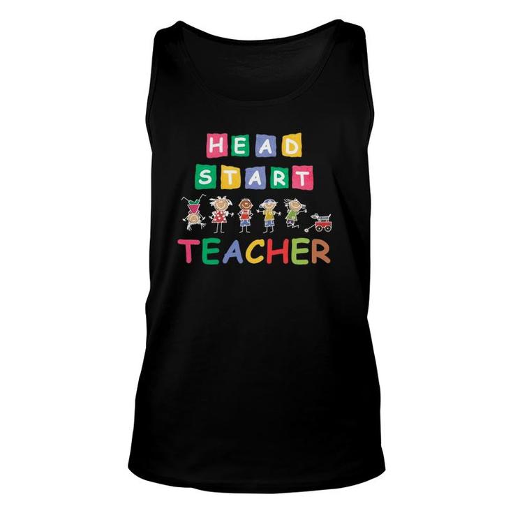 Head Start Teacher S Funny Teachers Students Gifts Idea Unisex Tank Top