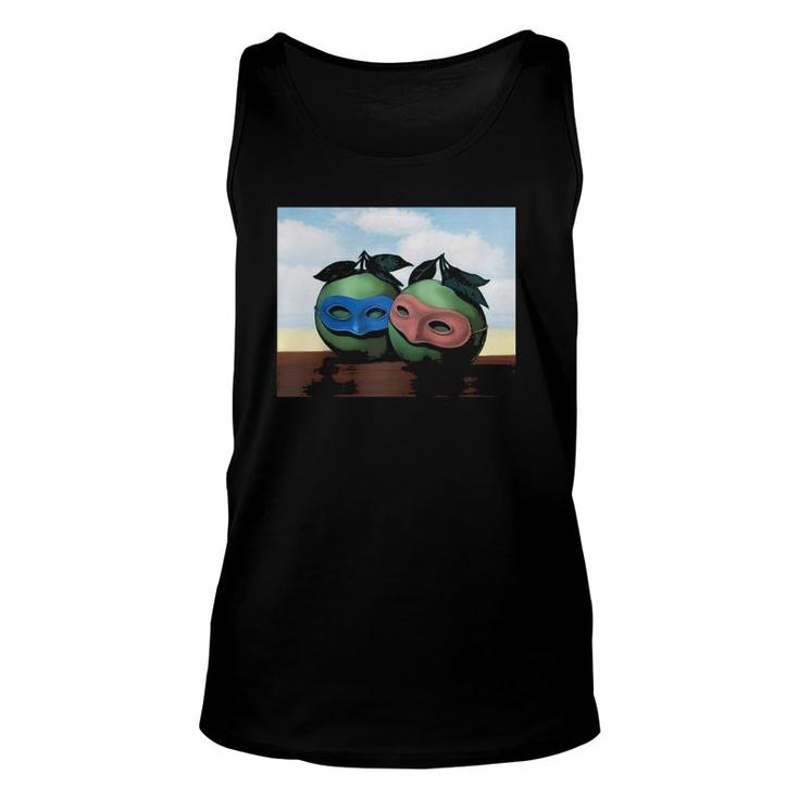 The Hesitation Waltz Famous Painting By Magritte Raglan Baseball Tee Tank Top