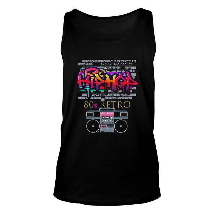 Hip Hop 80s Party Outfit Gift Idea Unisex Tank Top