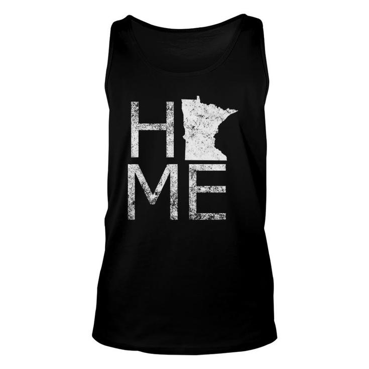 Home Minnesota Map Cute Proud Of Your State  Unisex Tank Top