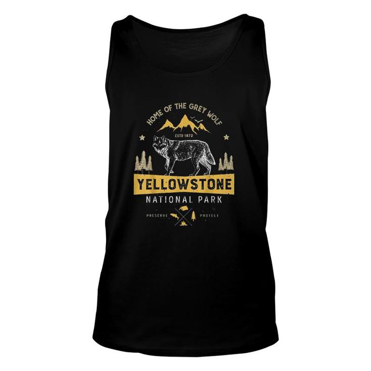 Home Of The Grey Wolf Unisex Tank Top