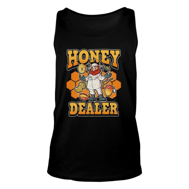 Honey Dealer Beekeeper Love Nature Honeycomb Unisex Tank Top