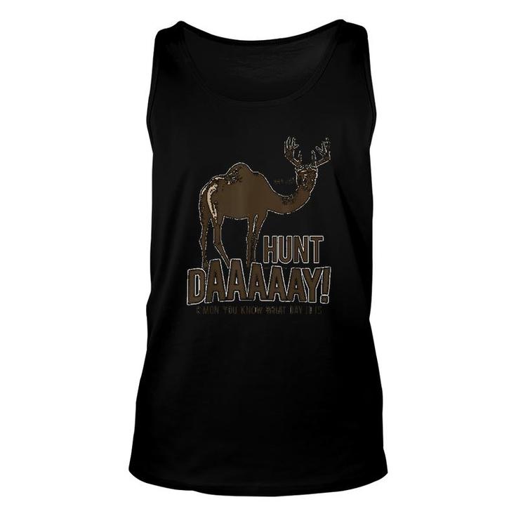 Hunt Day Camel Buck Deer Funny Hunting Unisex Tank Top