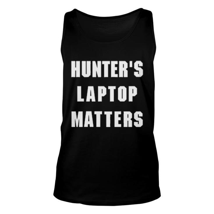 Hunter's Laptop Matters  Unisex Tank Top