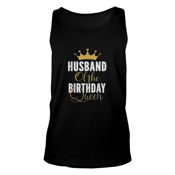 Husband Of The Birthday Queen Women Bday Party Gift For Her  Unisex Tank Top