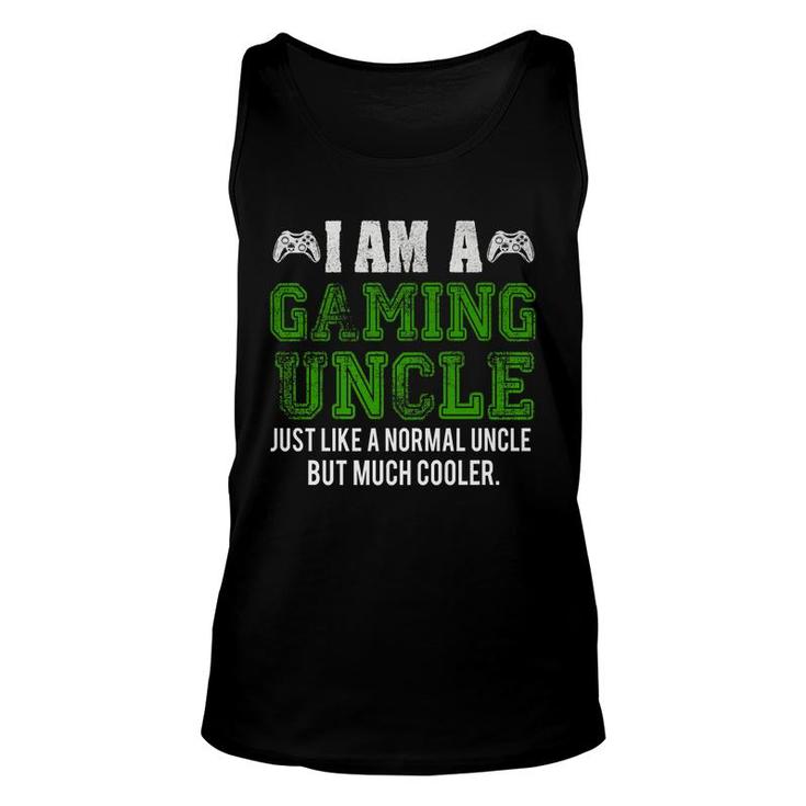 I Am A Gaming Uncle Video Gamer Gifts Video Game Uncle Unisex Tank Top