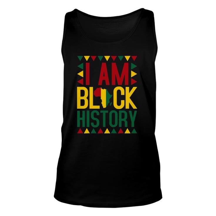 I Am Black History African American Black Pride Unisex Tank Top