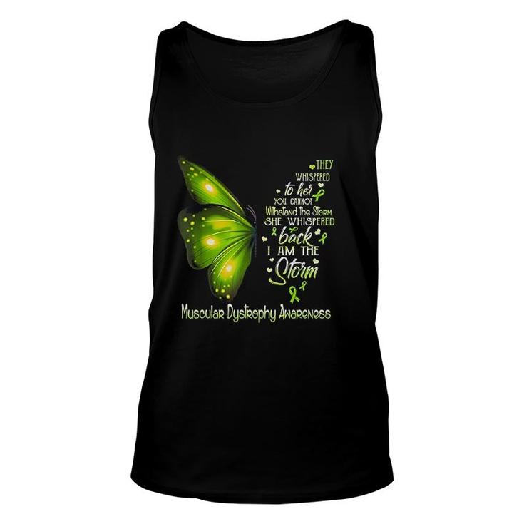 I Am The Storm Awareness Butterfly Unisex Tank Top