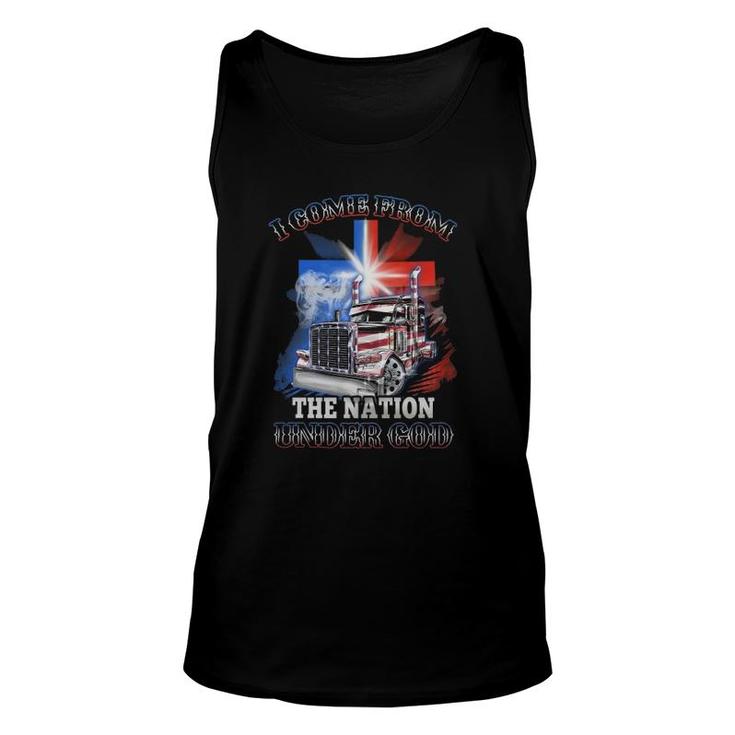 I Come From One Nation Under God Unisex Tank Top