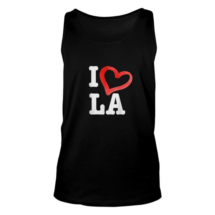 I Love La Los Angeles Unisex Tank Top