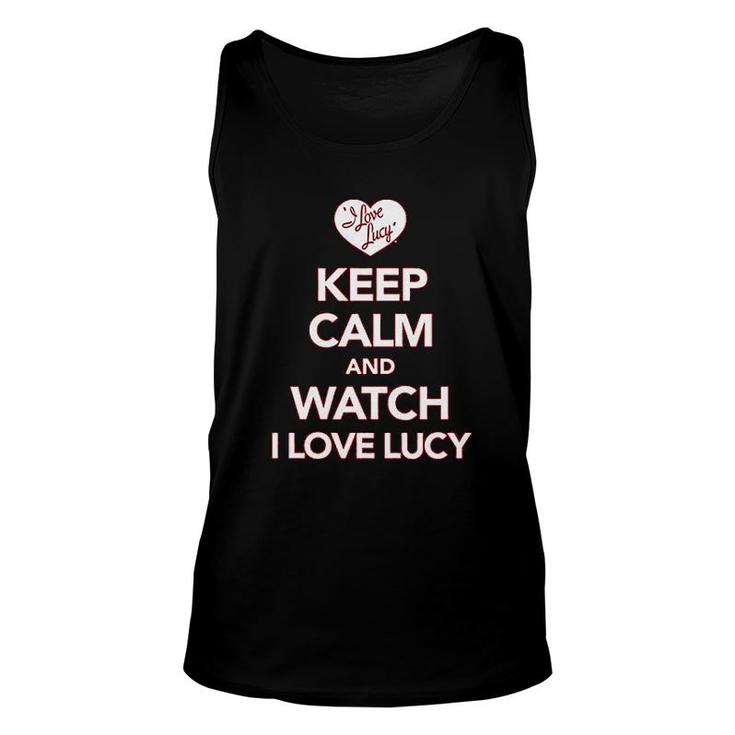 I Love Lucy Keep Calm Unisex Tank Top