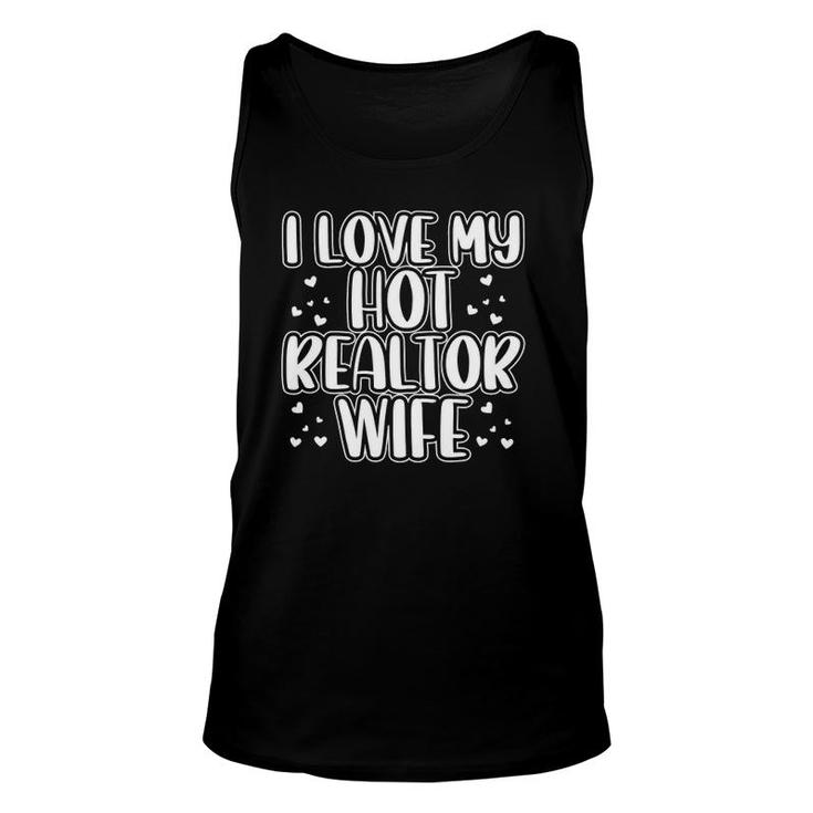 I Love My Realtor Wife  Real Estate Funny Unisex Tank Top