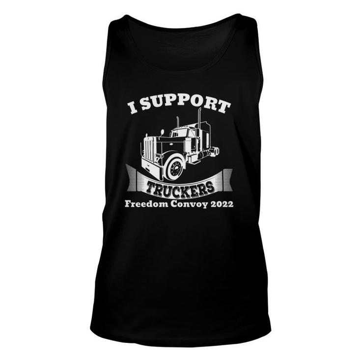 I Support Truckers Freedom Convoy 2022 Thank You Truckers Unisex Tank Top