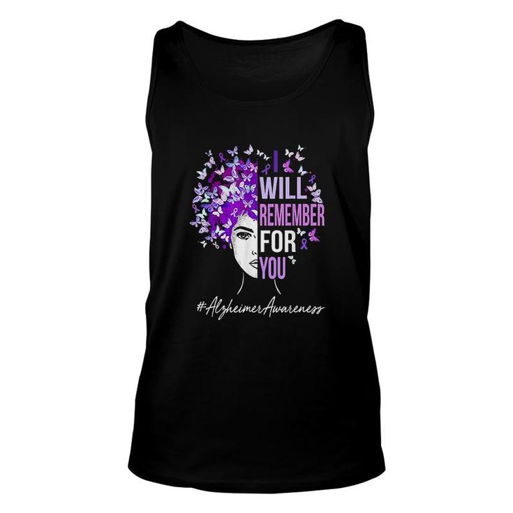 I Will Remember For You Butterfly Unisex Tank Top