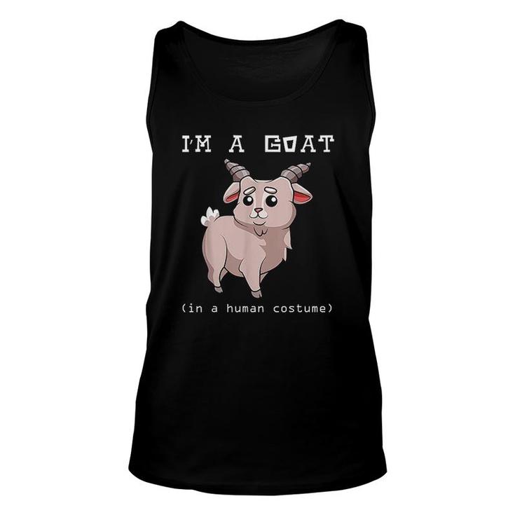 Im A Goat In A Human Costume Unisex Tank Top