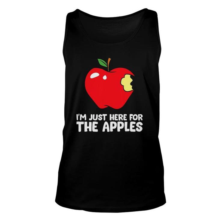 I'm Just Here For The Apples Unisex Tank Top