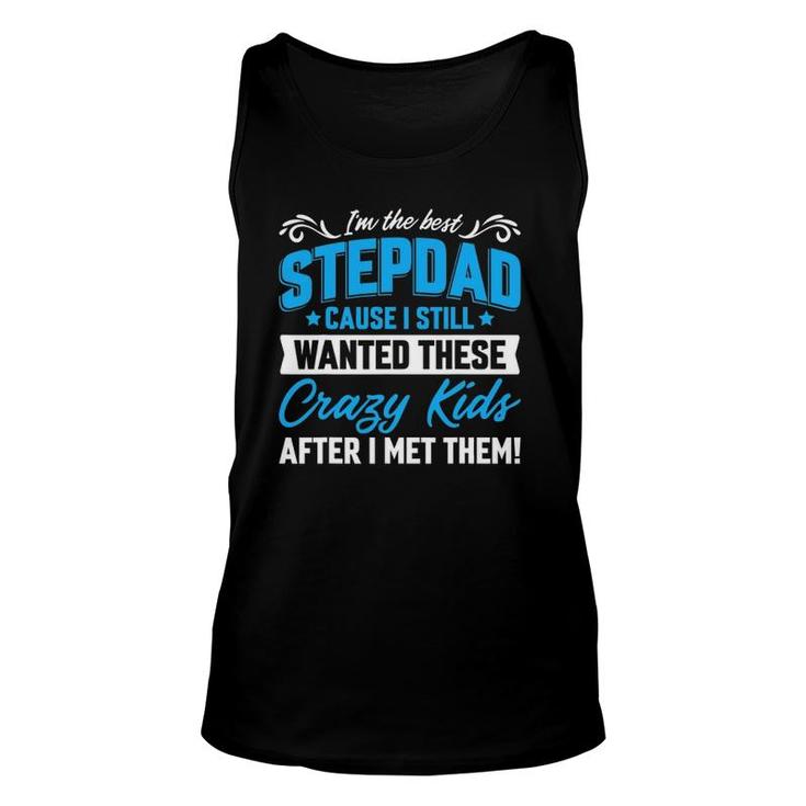 I'm The Best Stepdad Family Fathers Day Unisex Tank Top