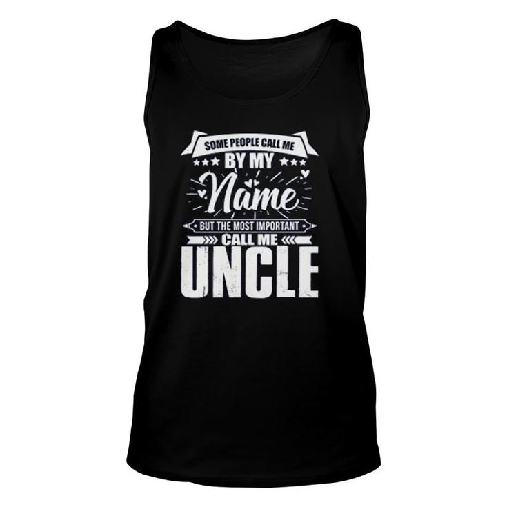 Important People Call Me Uncle Unisex Tank Top