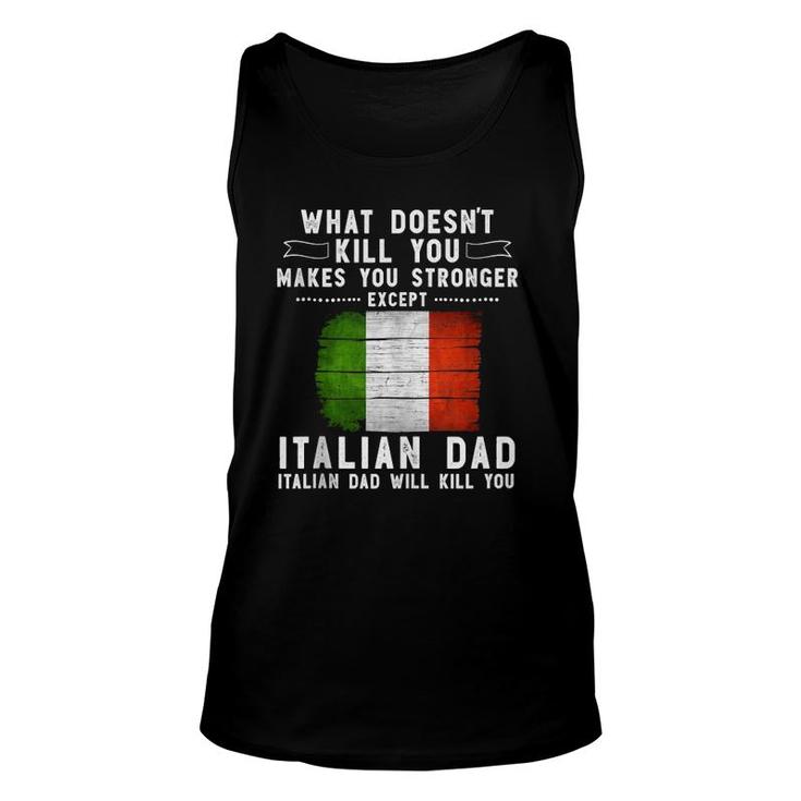 Italy Dad Gifts For Men Father's Day Tank Top Unisex Tank Top