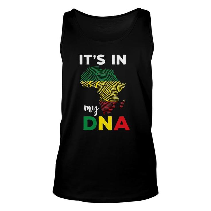 It's In My Dna Black History Month African Roots Gift Unisex Tank Top