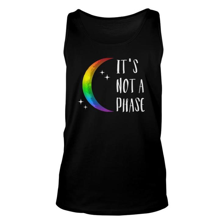 It's Not A Phase Halfmoon Gay Pride Lgbt  Unisex Tank Top
