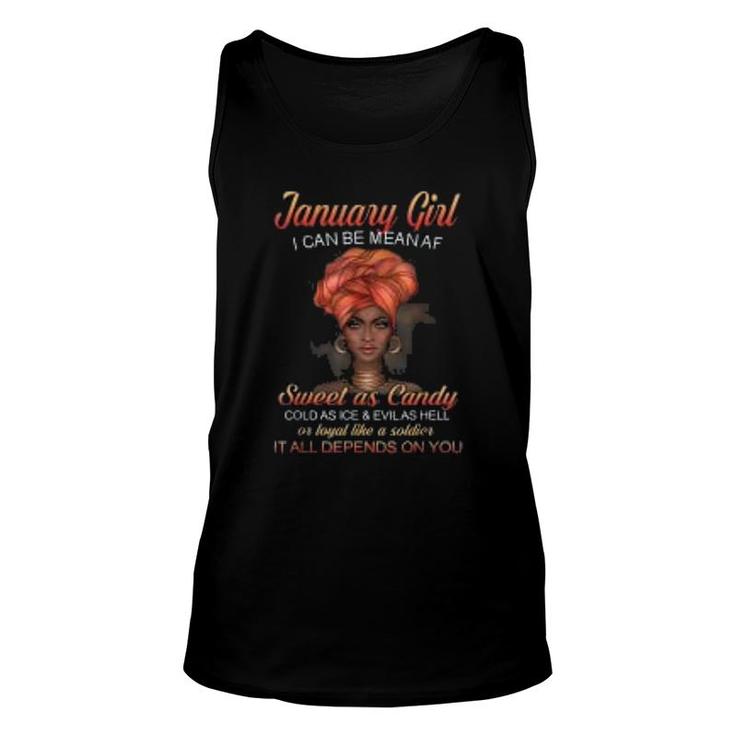 January Queens Are Born In January Unisex Tank Top