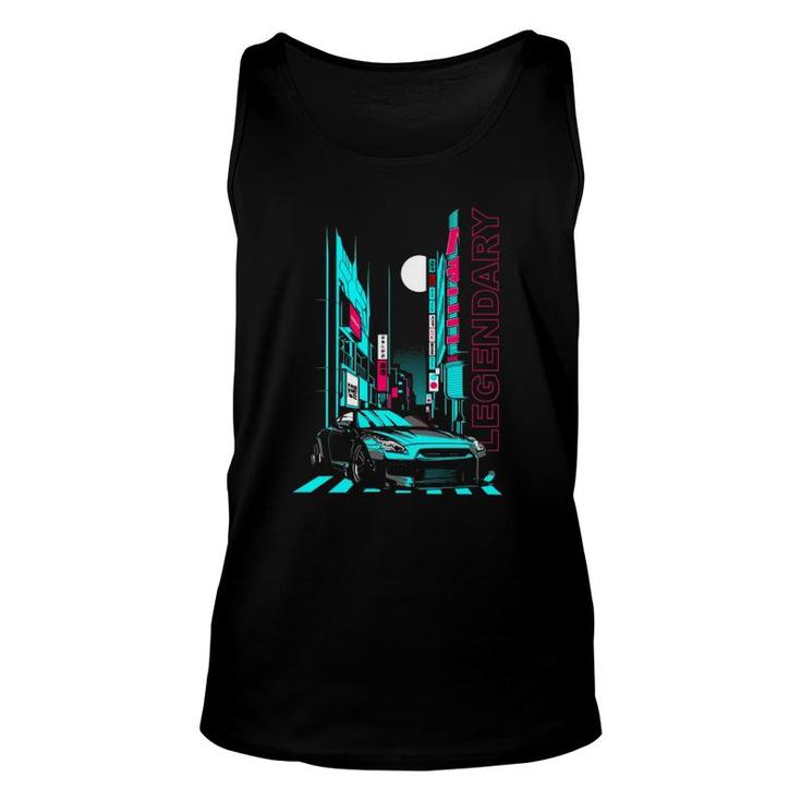 Jdm Japanese Tokio Racecar Tuning Car  Unisex Tank Top