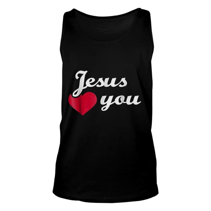 Jesus Loves You Unisex Tank Top