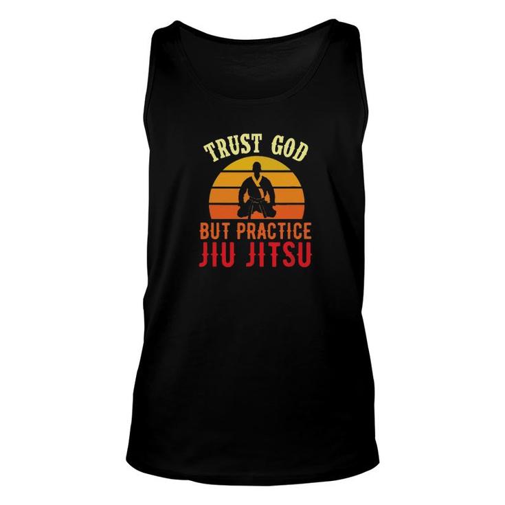 Jiu Jitsu Trust God Unisex Tank Top