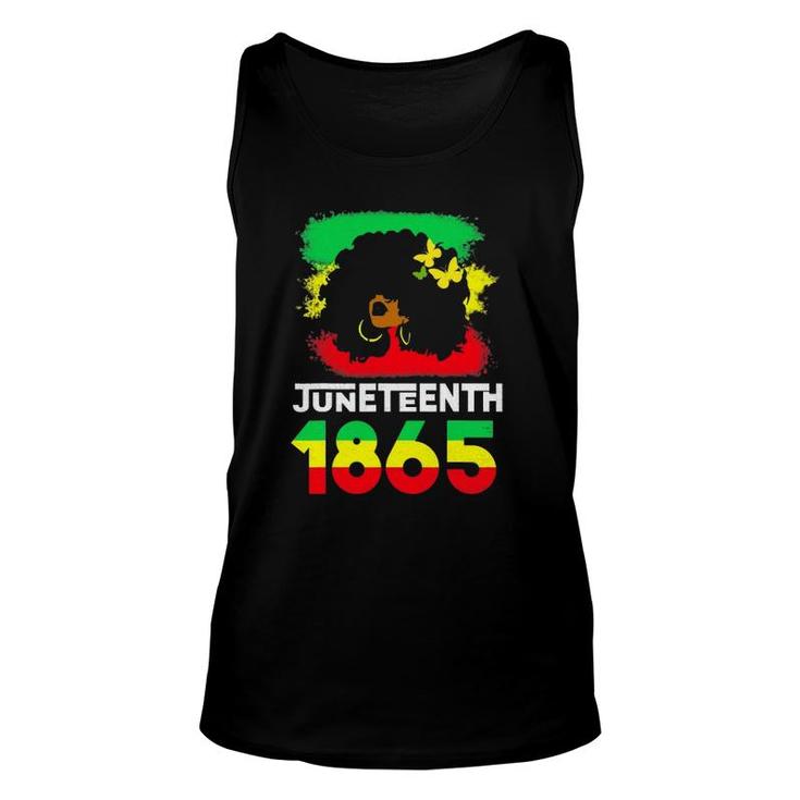 Juneteenth 1865 Is My Independence Day Black Pride Women Unisex Tank Top