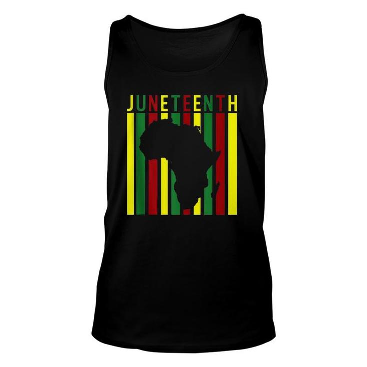 Juneteenth Africa Black Women Independence Day 1865  Unisex Tank Top