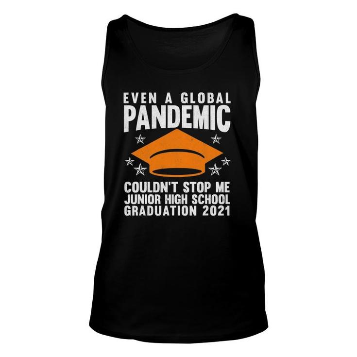 Junior High School Graduation 2021 Degree Graduate Unisex Tank Top