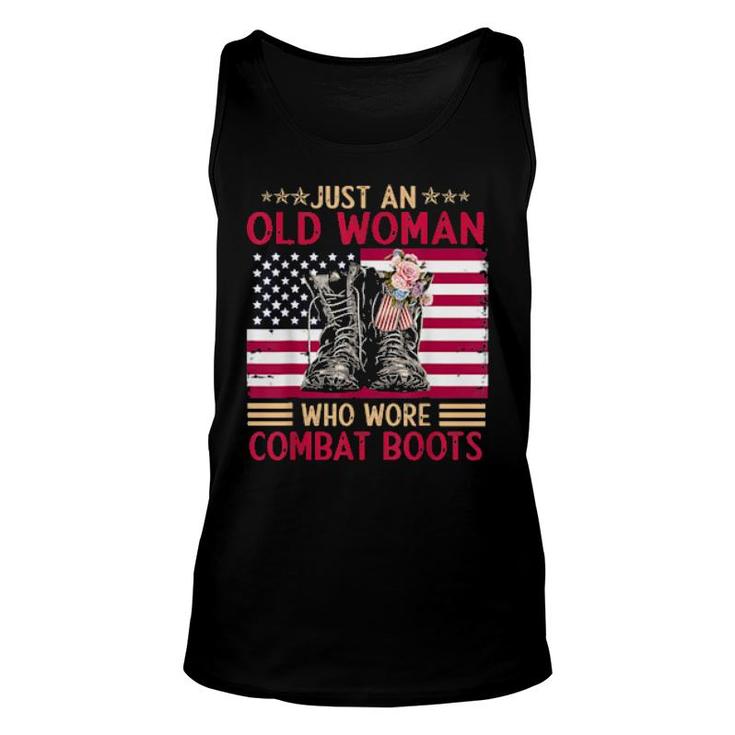 Just An Old Who Wore Combat Boots  Unisex Tank Top