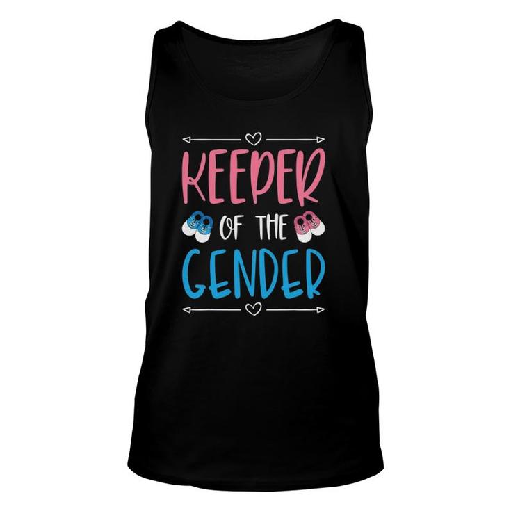 Keeper Of The Gender Announcement Baby Shoes Unisex Tank Top