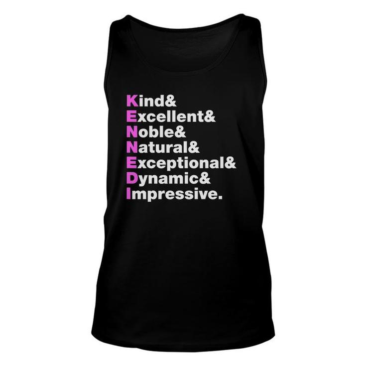 Kennedi Name Gift Personalized Kennedi Unisex Tank Top