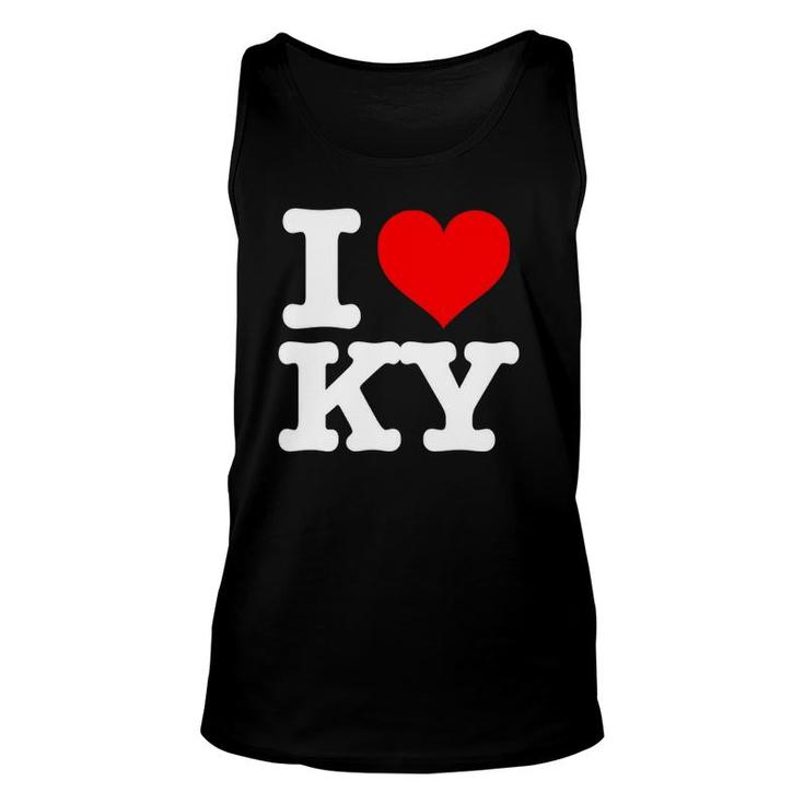 Kentucky - I Love Kentucky - I Heart Kentucky Unisex Tank Top