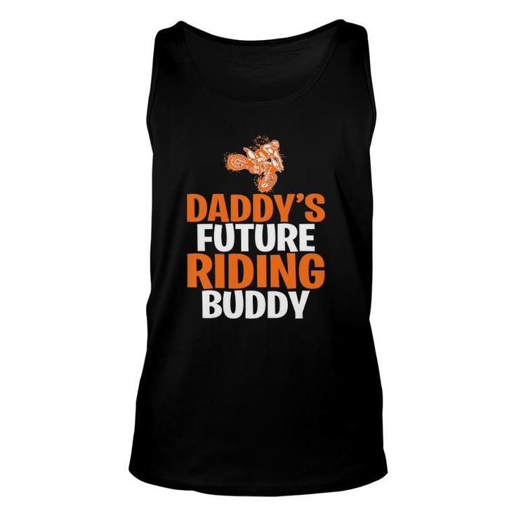 Kids Daddy's Future Riding Buddy Motocross Kids Father Son Unisex Tank Top