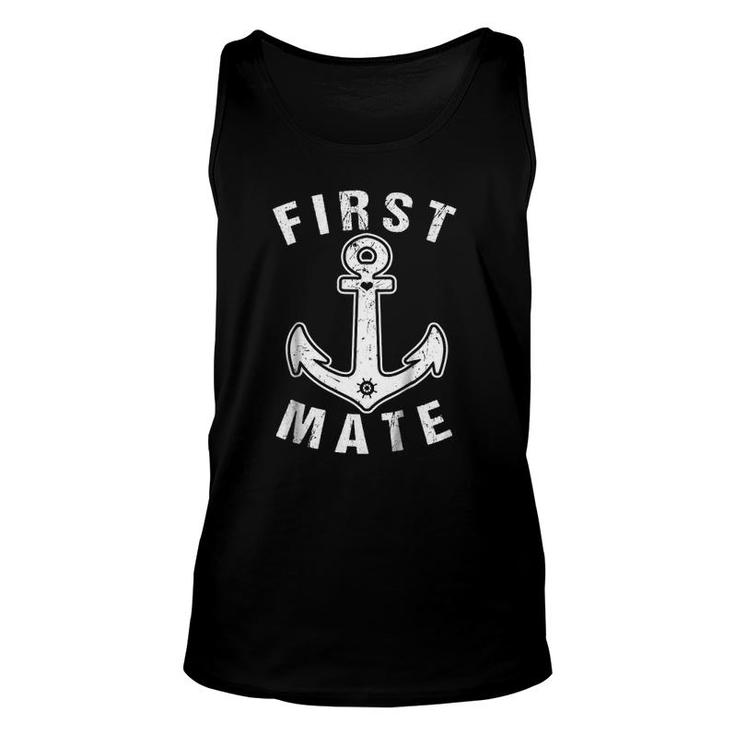 Kids Son And Dad Matching S Boating First Mate Son Tee Tank Top