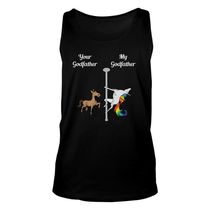 Kids Your Uncle My Godfather You Me Dancing Unicorn Unisex Tank Top