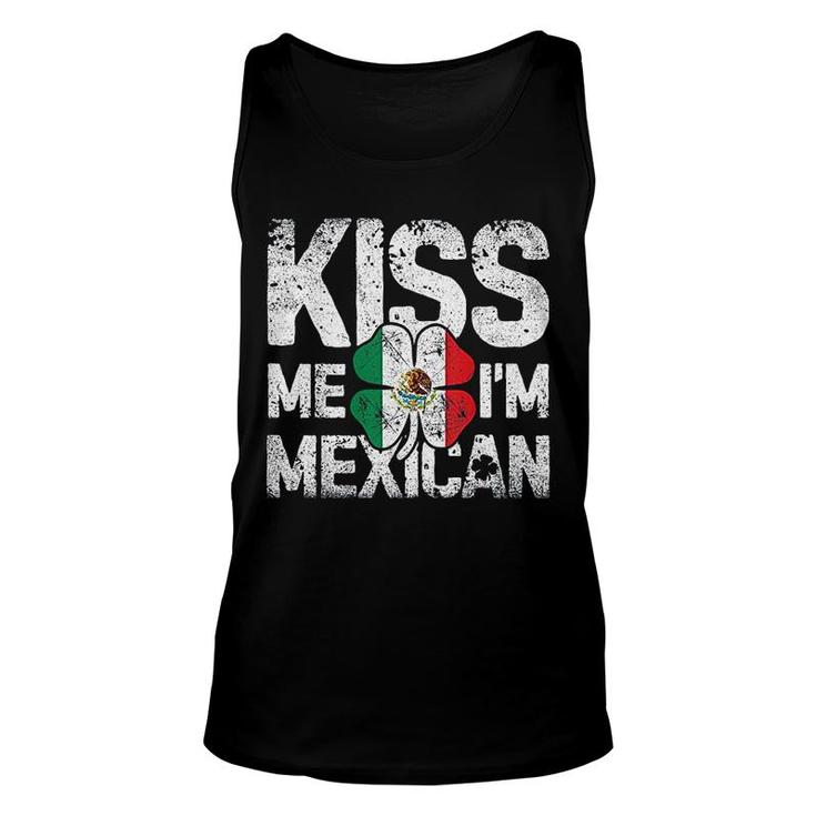 Kiss Me Im Mexican St Patricks Day Unisex Tank Top