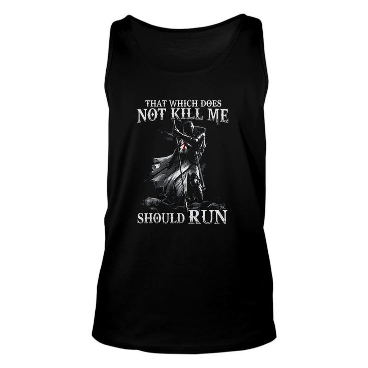 Knight Templar  That Which Does Not Kill Me Unisex Tank Top