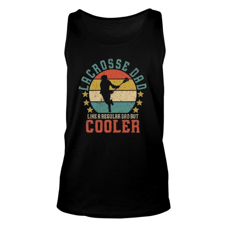 Mens Lacrosse Dad Vintage Father's Day For Lax Daddy Tank Top