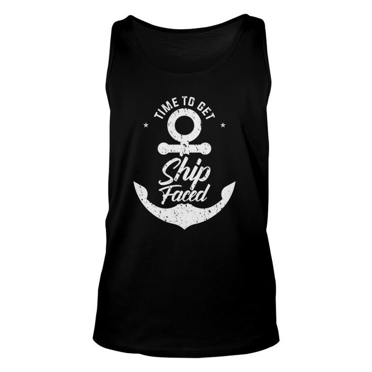 Lets Get Ship Faced Mens Womens Cruise Gift Unisex Tank Top