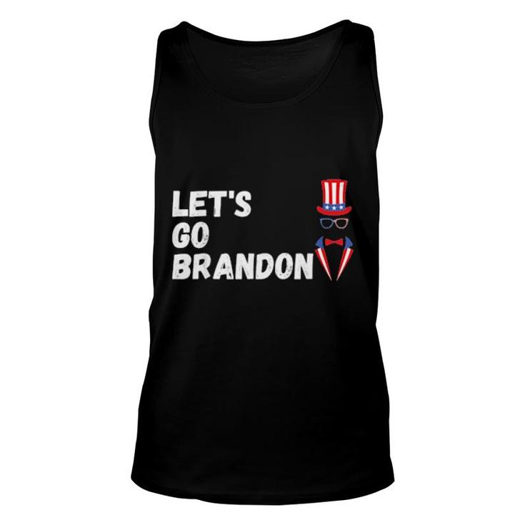 Lets Go Brandon Let’S Go Brandon American Flag Unisex Tank Top