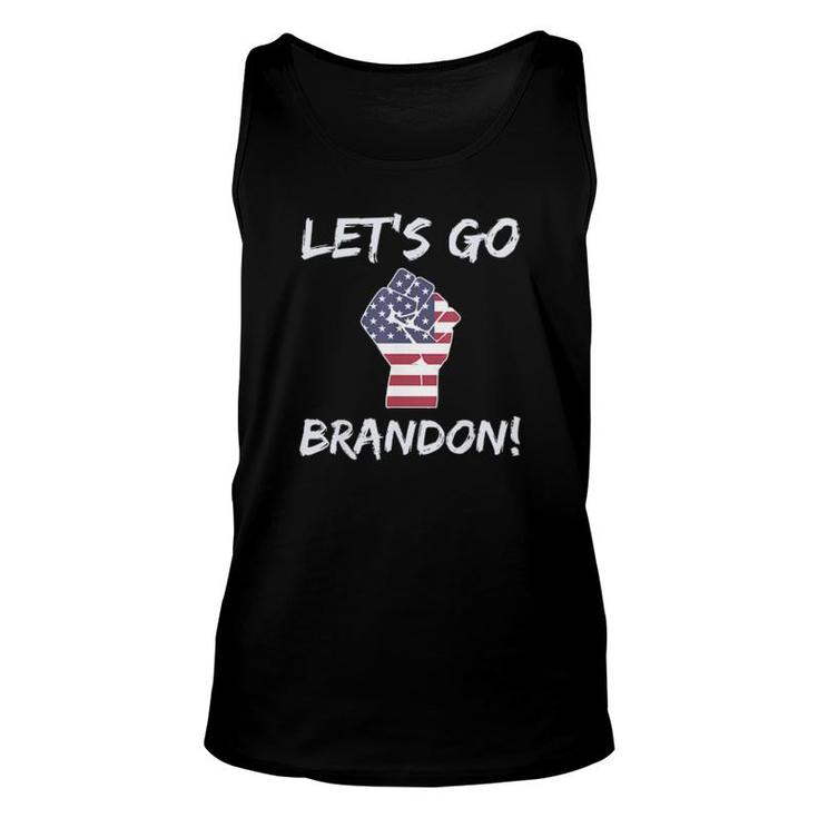 Let’S Go Brandon Patriotic Halloween Meme Unisex Tank Top