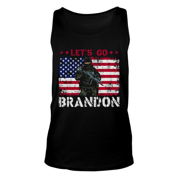 Let's Go Brandon - Soldier Unisex Tank Top